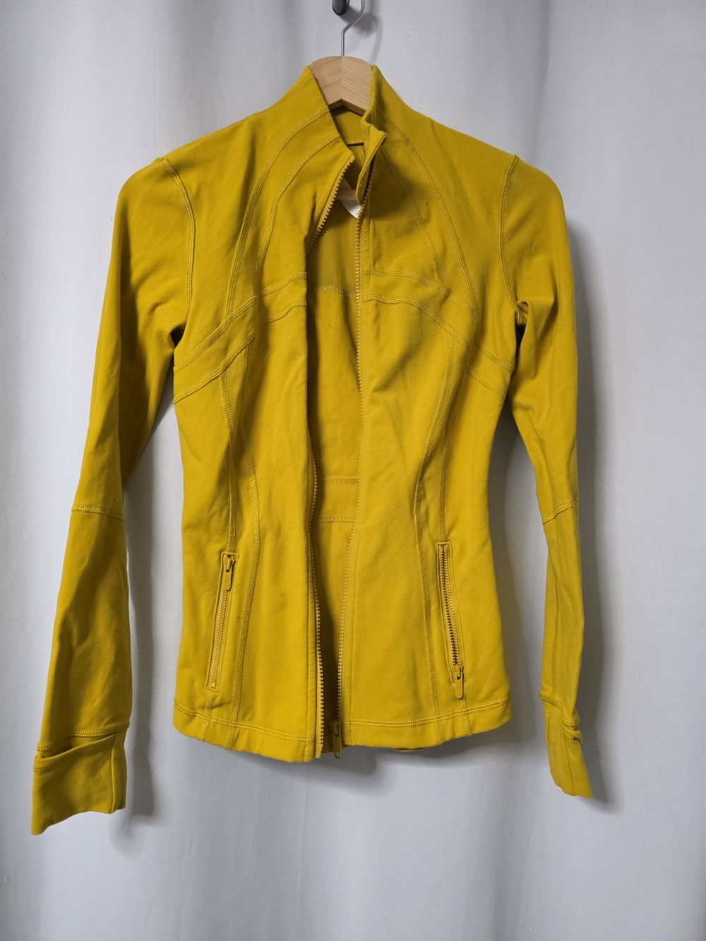 lululemon athletica Canary Yellow Zip Jacket 4